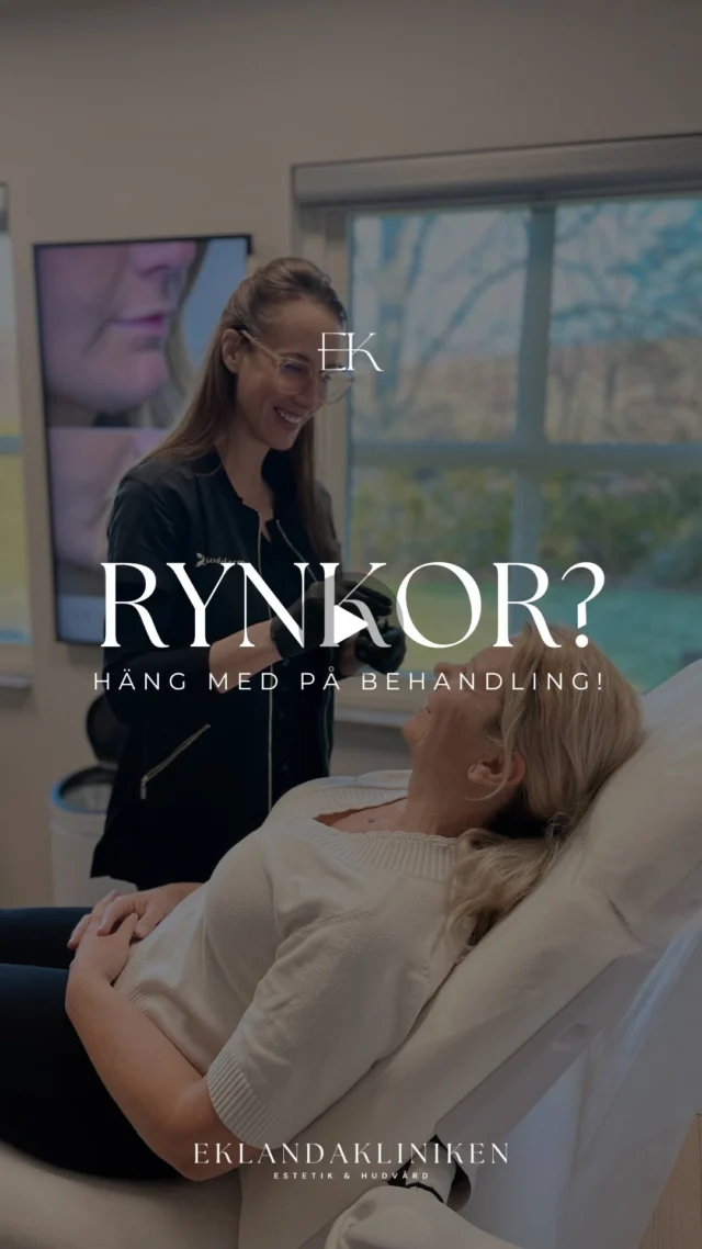 Rynkor? Häng med och se hur en behandling kan gå till✨ Välkommen in till oss på Gatekärrsvägen 46❣️ 🌐 www.eklandakliniken.se 👉🏻Tidsbokning via bokadirekt Val av behandling samt uppnått resultat är beroende av olika saker (ålder, hudtyp och bla. livsstil). Enligt lag krävs konsultation 48h innan din estetiska behandling. Glöm ej boka in det om du vill göra en behandling du inte gjort innan då det är viktigt att du får information om behandling, produkt, komplikationer, biverkningar, förväntat resultat och pris.